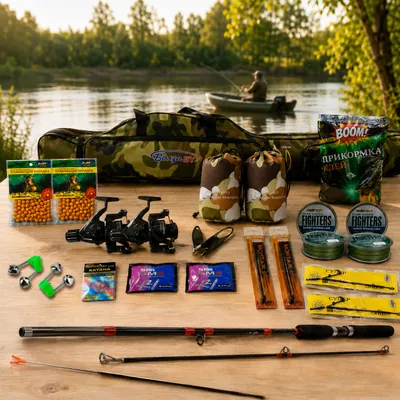 Набір риболовний №20 "На крокодила!" 27в1 , вудлище спінінгове 180 см (2025)