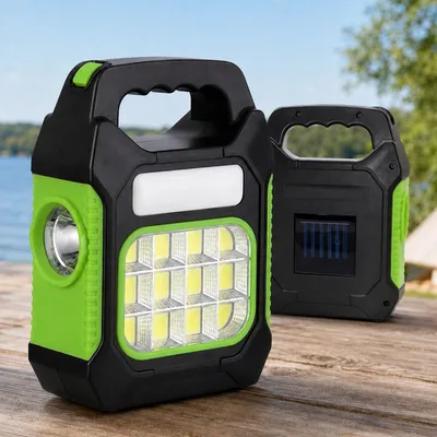 Акумуляторний ліхтар Solar JY-978D LED+12COB із сонячною панеллю та функцією Power Bank