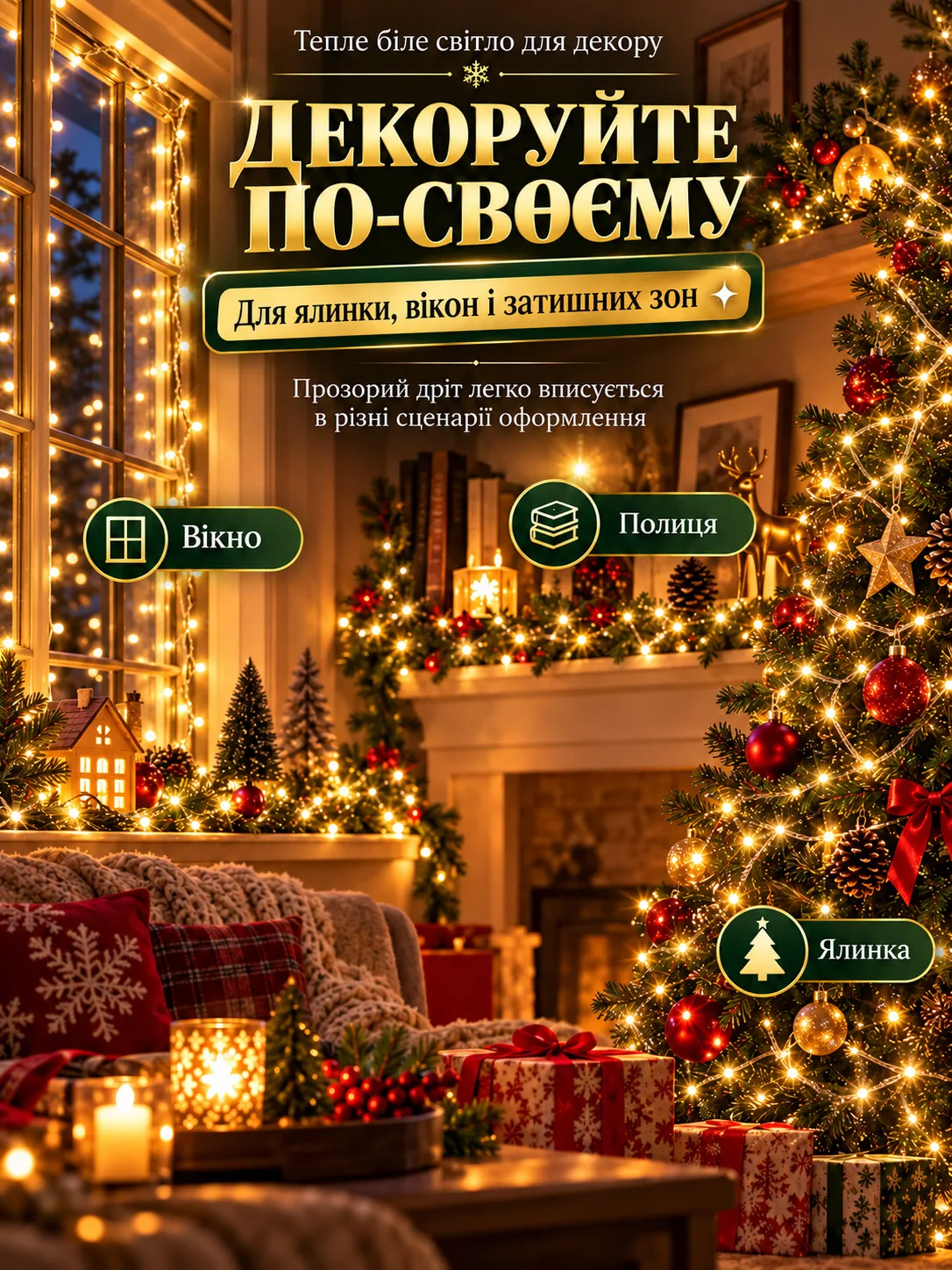 Тёплое белое сияние на прозрачном проводе-1.jpg